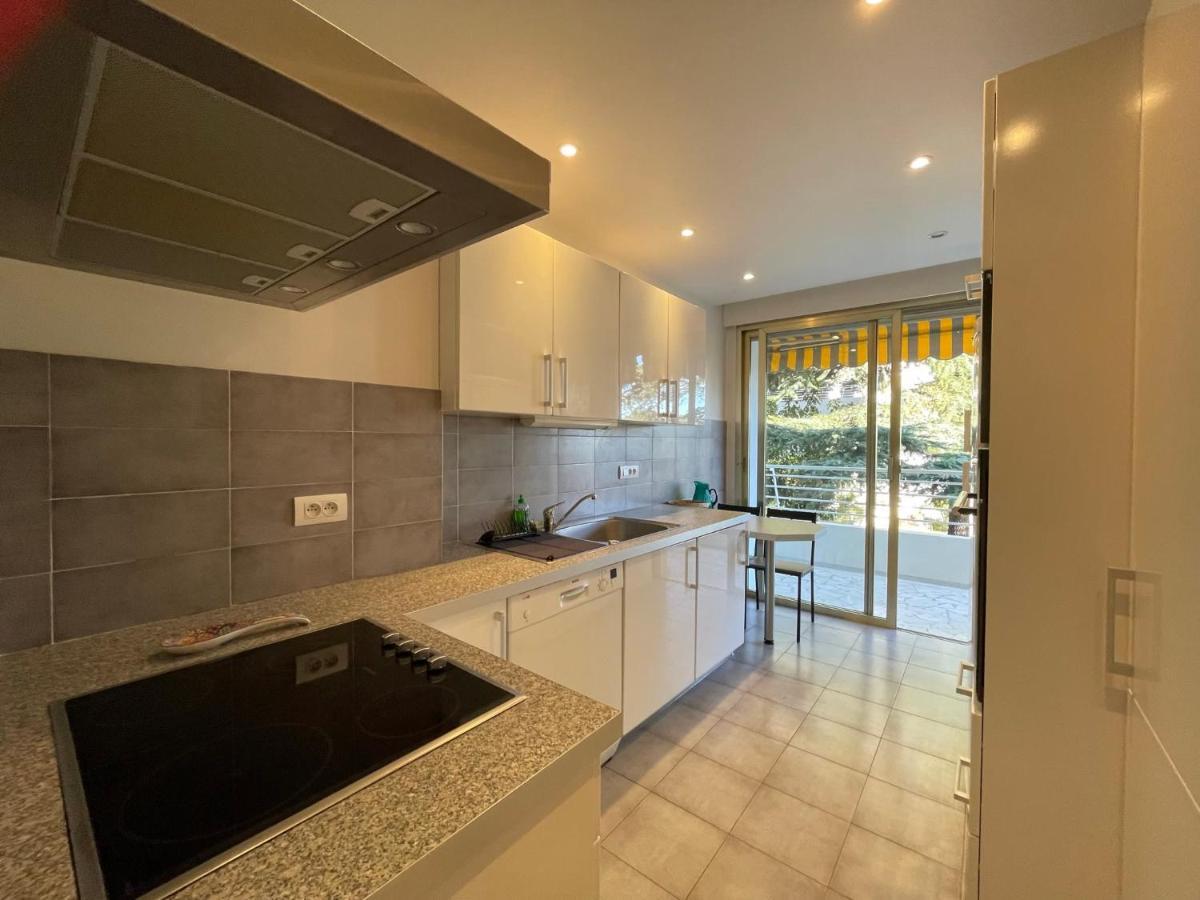 C012-Appartement Confortable Avec Piscine, Tennis Et Grand Parc Cannes Exterior foto